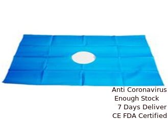 China De waterdichte Opnieuw te gebruiken Antibacteriën van het Doek Chirurgische Gordijn met Openingsgat leverancier