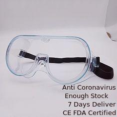 China Van de Douanepc van isolatie de Medische Beschermende Eyewear Kleur van het de Lens Witte Kader leverancier