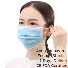 China Het perfecte Beschikbare Masker van de Stofmond het niet Geweven Antibacteriële Masker van het 3 Laaggezicht leverancier