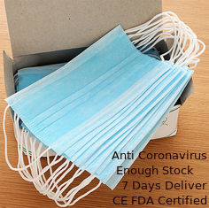 China Het Gezichtsmasker 3 van Comforableearloop Vouwbescherming met Regelbare Nosepiece leverancier