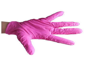 Gebogen Beschikbare Handhandschoenen, Beschikbare Polyhandschoenen met Geweven Oppervlakte leverancier