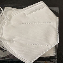 PM 2,5 Bescherming die FFP2-de Vouwenffp2 KN95 Masker vouwen van de Masker Wit Kleur leverancier
