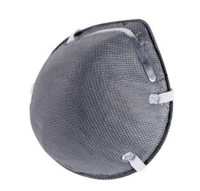 Beschikbaar FFP2-Masker Industrieel Gebruik, Grijs Corpusculair Ademhalingsapparaatmasker leverancier